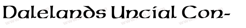 Dalelands Uncial Con字体转换